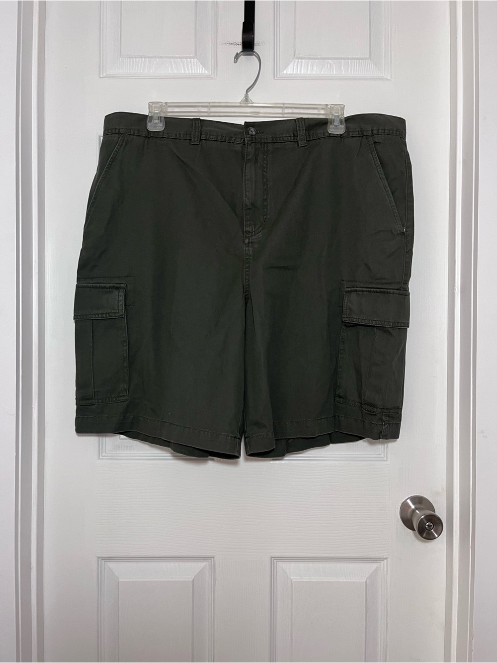 Covington 100% Cotton Olive Cargo Shorts